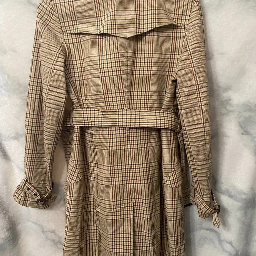 Express Plaid Trench Coat - Picture 5 of 14